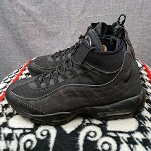 %Size 12 Nike Air Max 95 Black 2015 806809-002 Sneaker boot Men 806809-002 (A3)